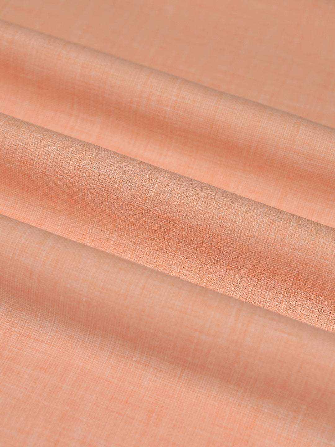 Mens Plain Cotton Linen Orange Color Shirting Linen Leaf