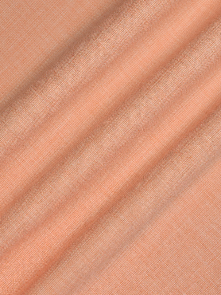 Mens Plain Cotton Linen Orange Color Shirting Linen Leaf