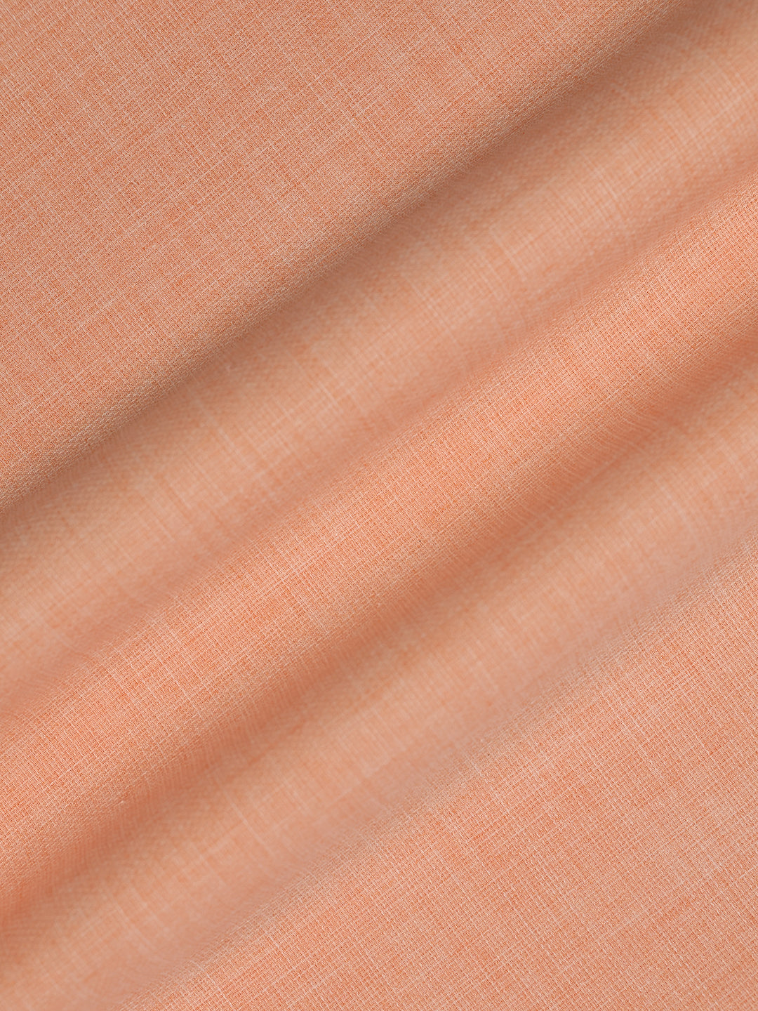 Mens Plain Cotton Linen Orange Color Shirting Linen Leaf