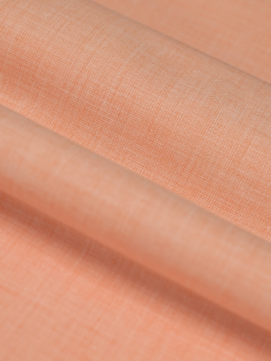 Mens Plain Cotton Linen Orange Color Shirting Linen Leaf