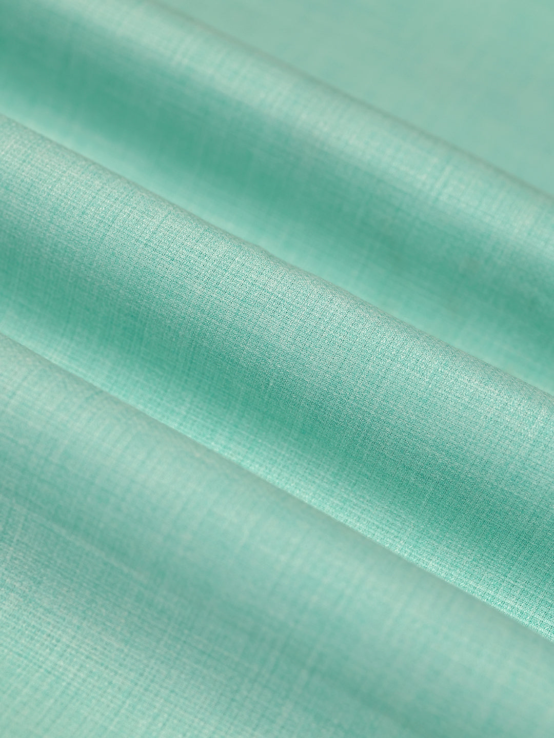 Mens Plain Cotton Linen Sky Blue Color Shirting Linen Leaf