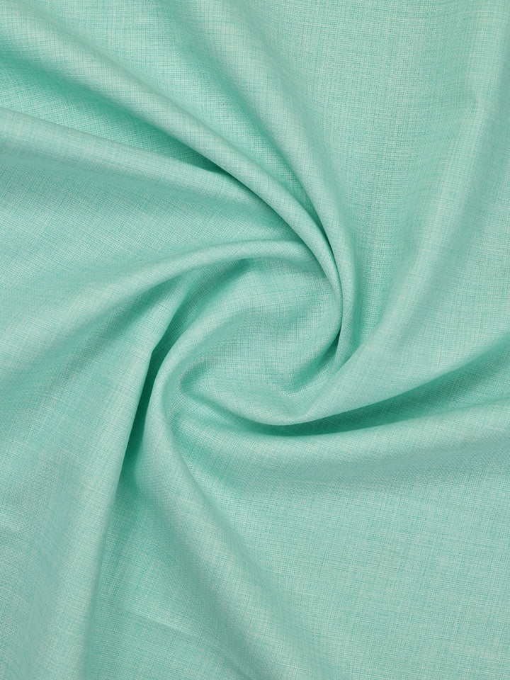 Mens Plain Cotton Linen Sky Blue Color Shirting Linen Leaf