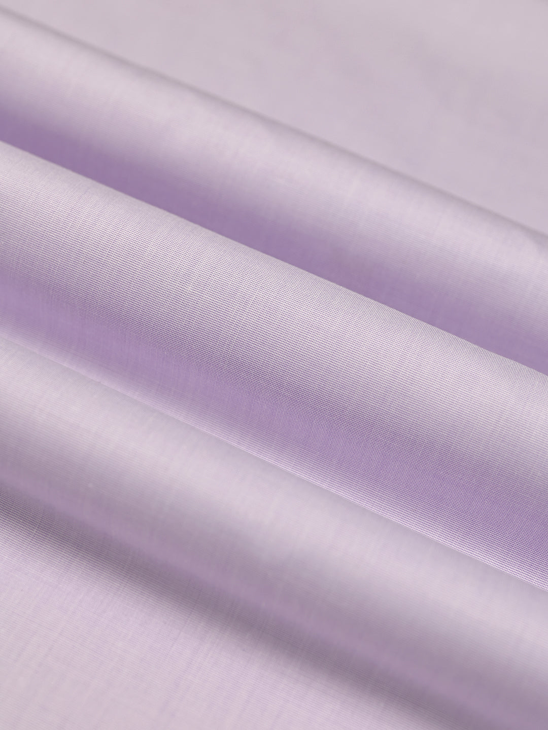 Mens Plain Cotton Blend Lavender Color Shirting Feel Touch