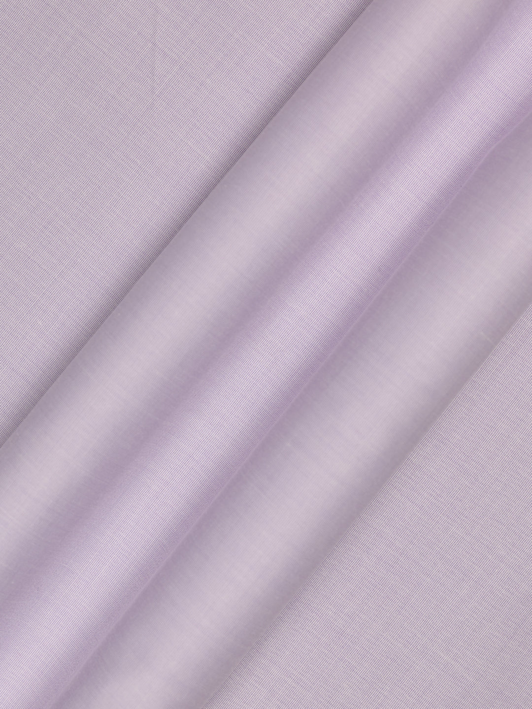 Mens Plain Cotton Blend Lavender Color Shirting Feel Touch