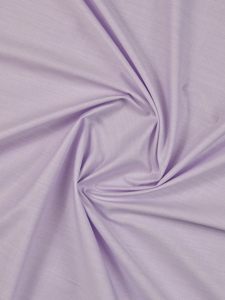 Mens Plain Cotton Blend Lavender Color Shirting Feel Touch