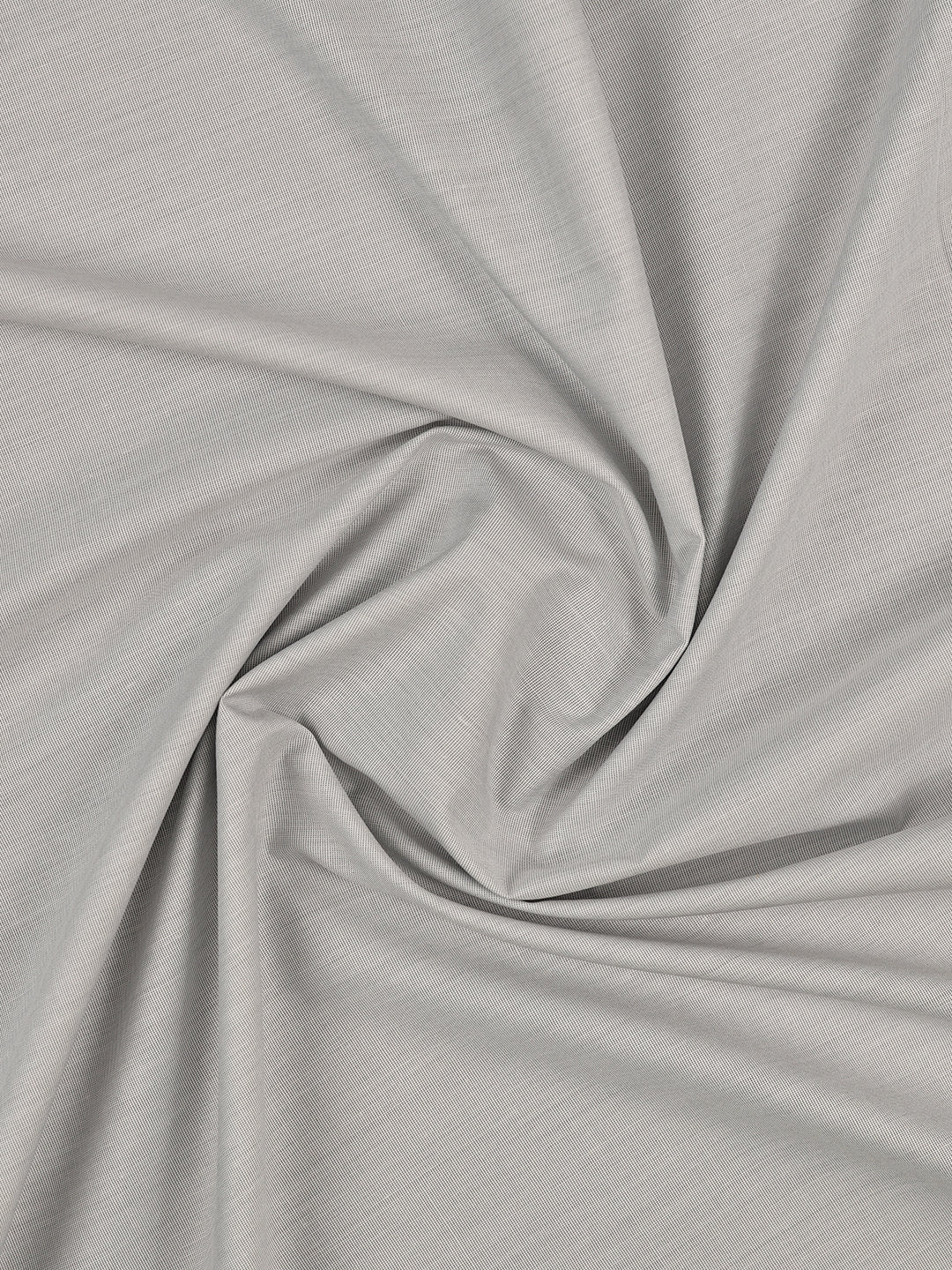 Mens Plain Cotton Blend Ash Grey Color Shirting Feel Touch