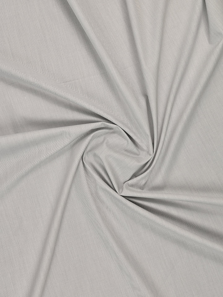 Mens Plain Cotton Blend Ash Grey Color Shirting Feel Touch