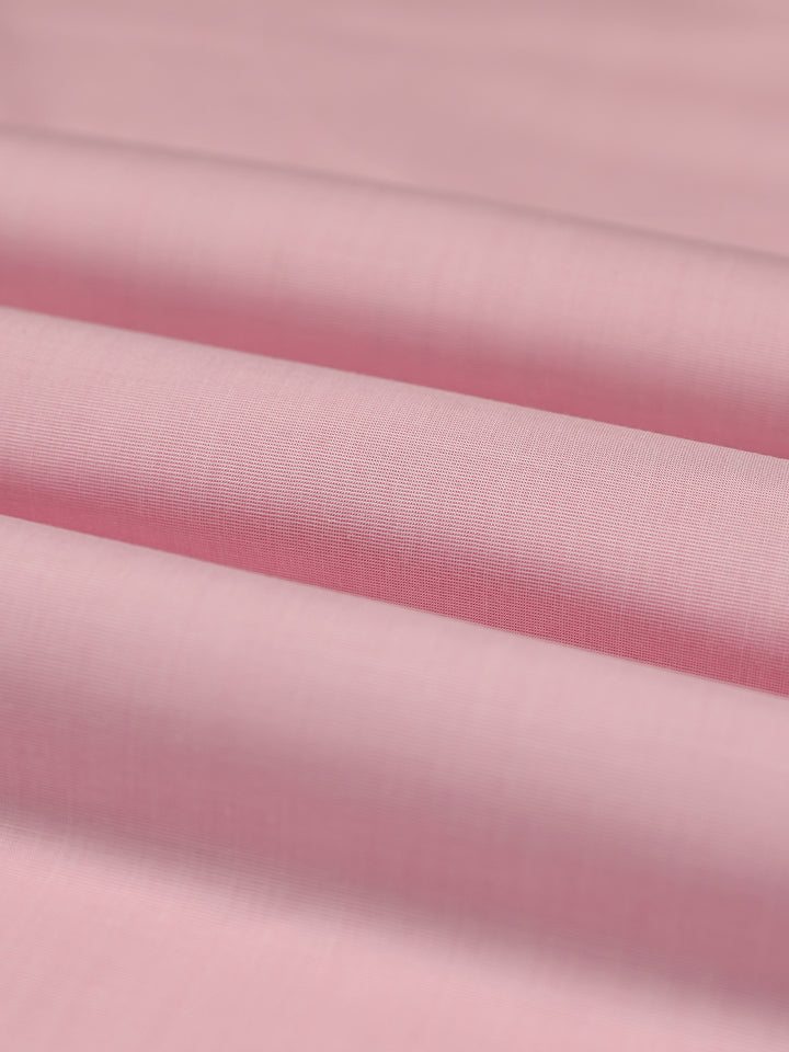 Mens Plain Cotton Blend Pink Color Shirting Feel Touch