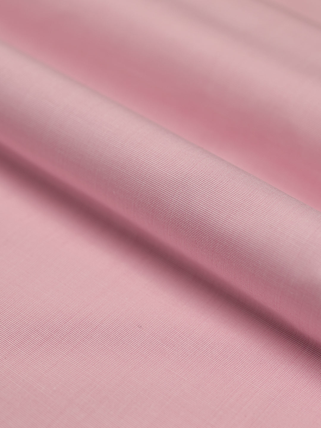 Mens Plain Cotton Blend Pink Color Shirting Feel Touch