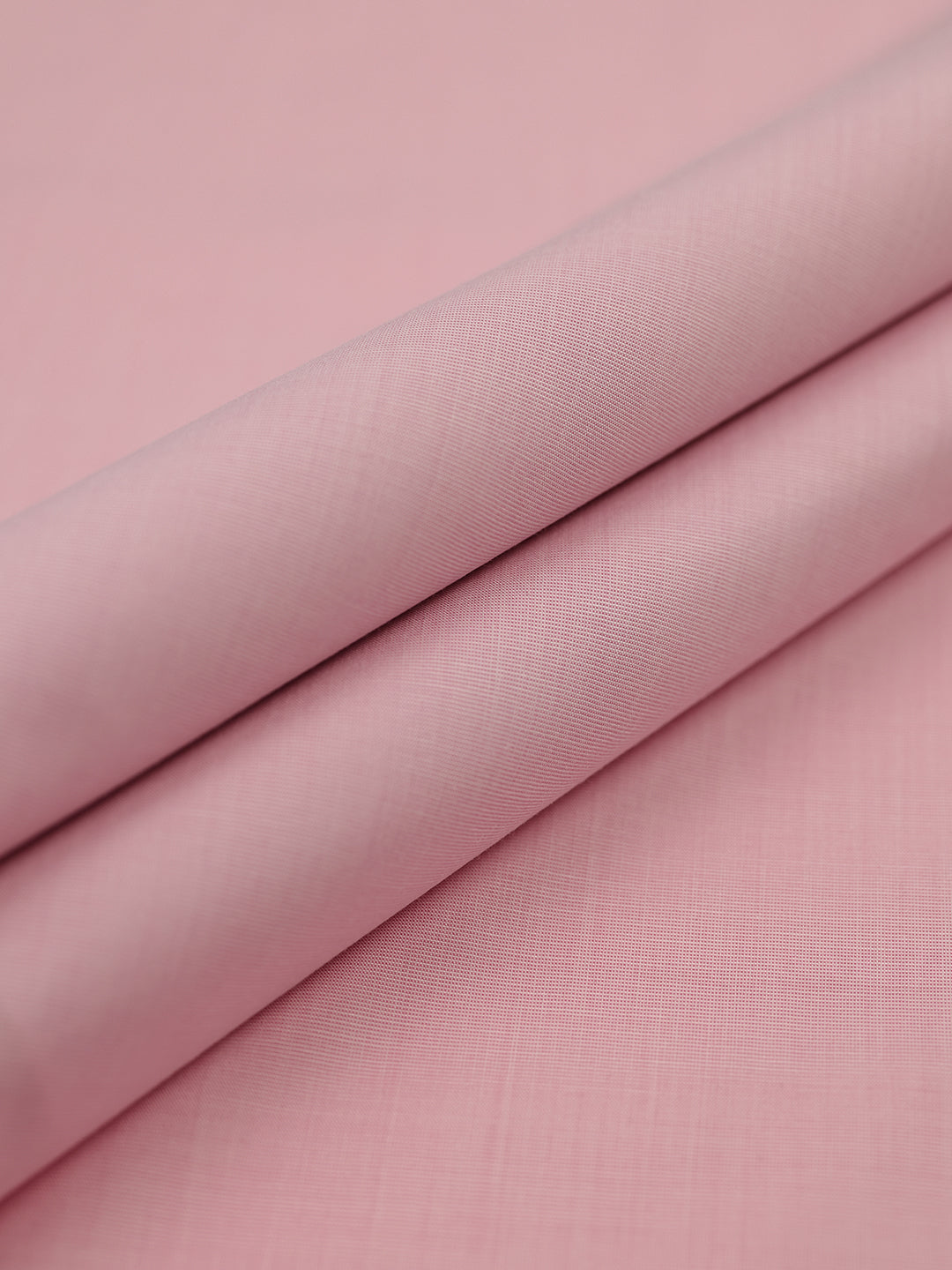 Mens Plain Cotton Blend Pink Color Shirting Feel Touch