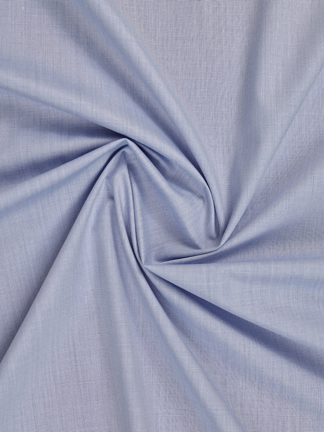 Mens Plain Cotton Blend Blue Color Shirting Feel Touch