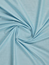 Mens Plain Cotton Blend Sky Blue Color Shirting Feel Touch
