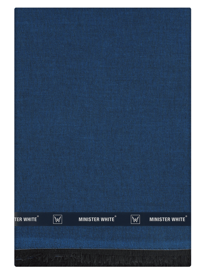 Men's Plain Giza Cotton Navy Color Shirt Fabric Carmy