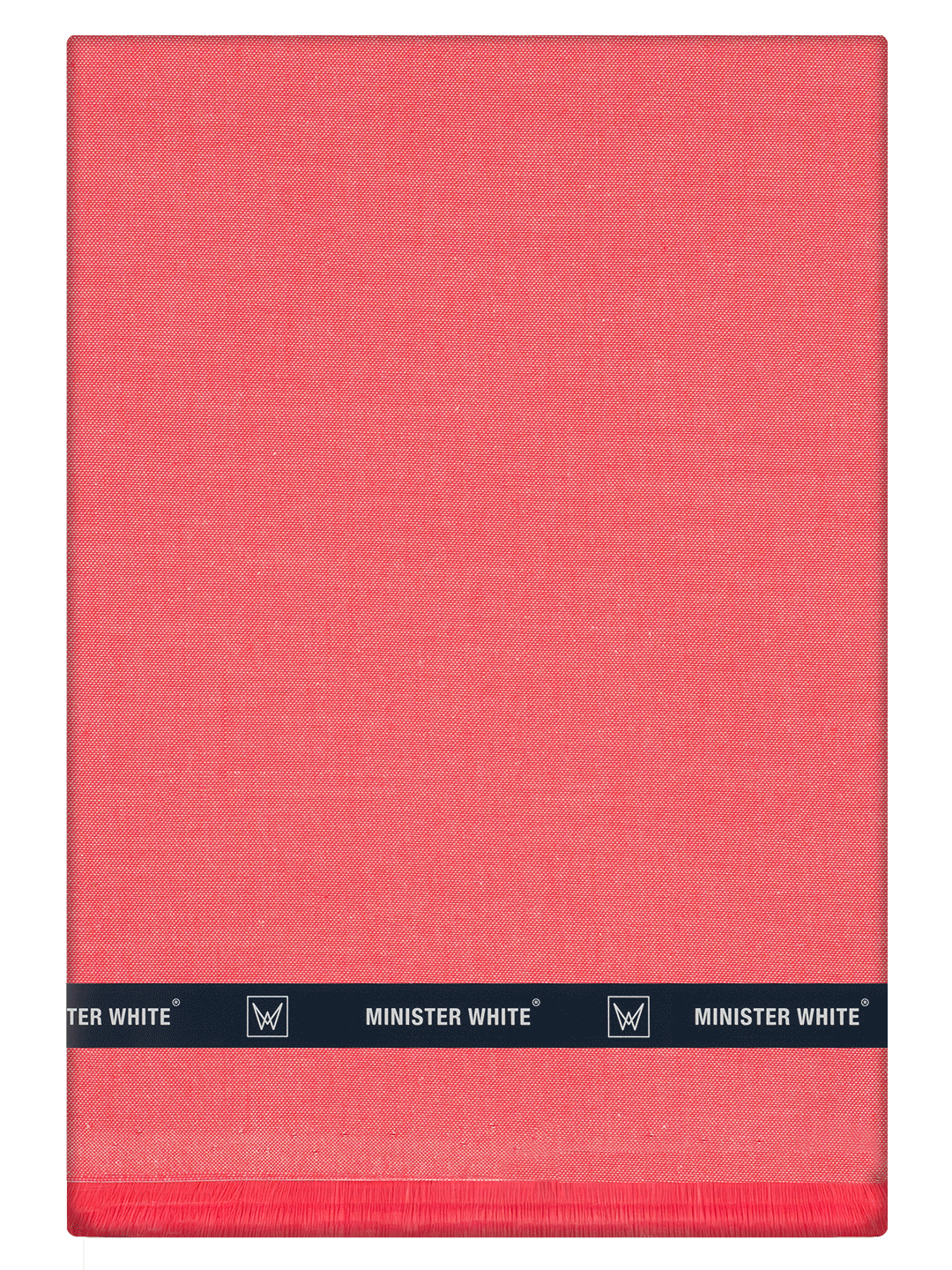 Men's Plain Giza Cotton Coral Color Shirt Fabric Carmy