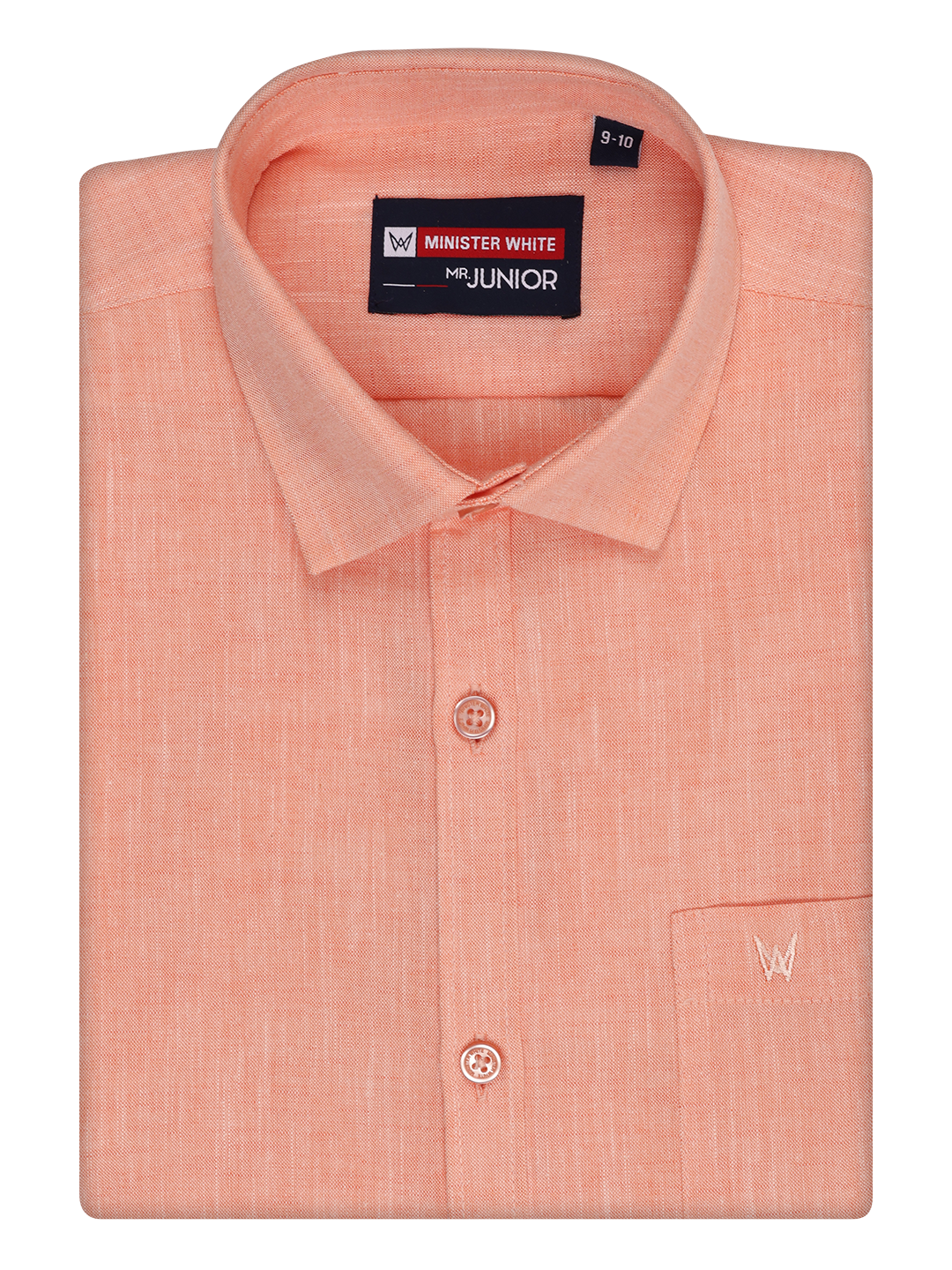 Boys Matching Half Sleeves Shirt with Flexi Dhoti Combo Peach Polite Boy