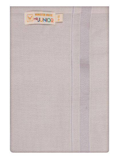 Boys Tissue Light Rose Colour Dhoti by Minister White