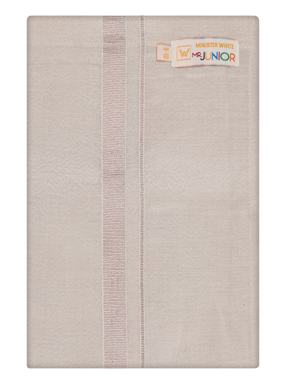 Boys Tissue Almond Colour Dhoti by Minister White