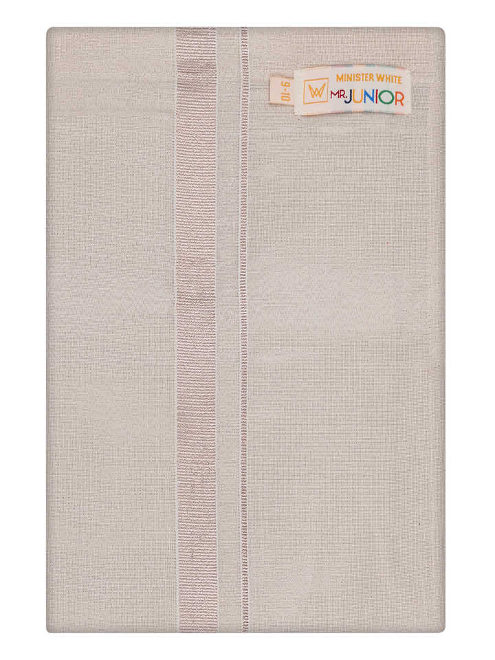 Boys Tissue Almond Colour Dhoti by Minister White