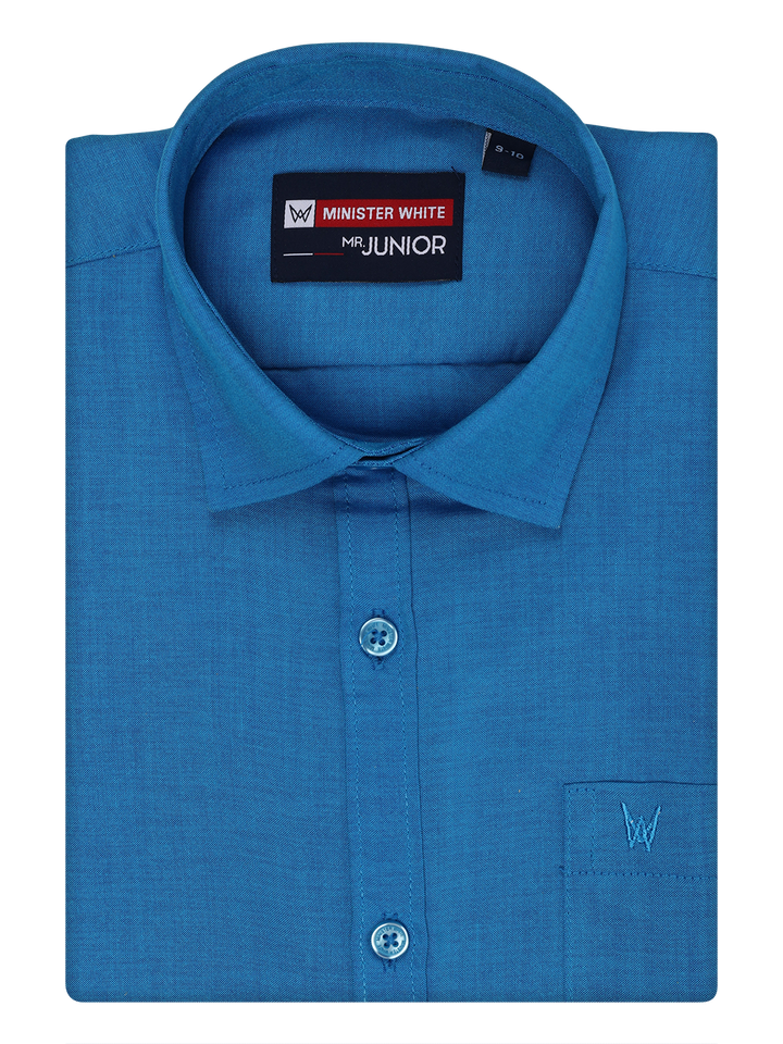 Kids Cotton Blue Shirt 
