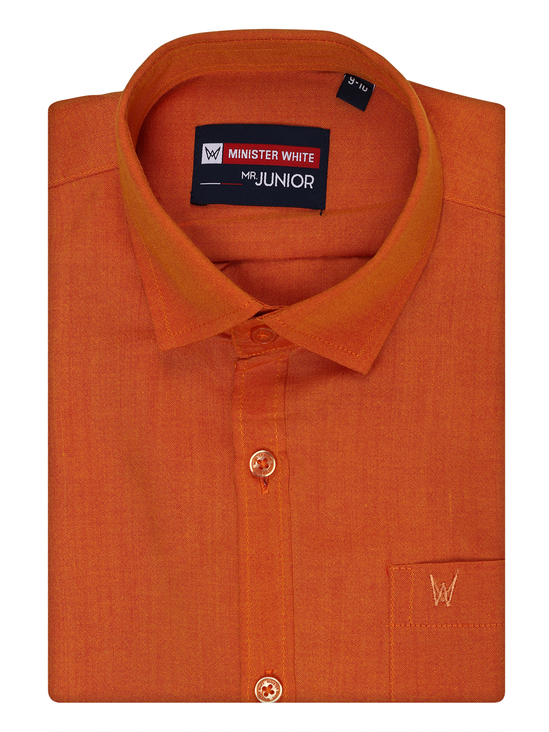 Kids Cotton Orange Shirt 