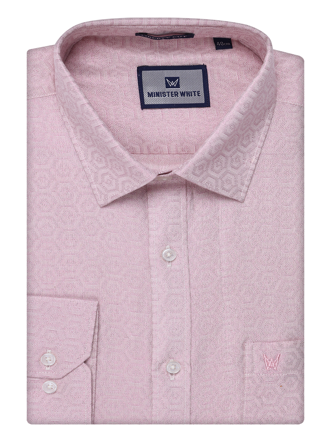 Mens Rose Tissue Jacquard Shirt with Matching Dhoti Combo Zeebra