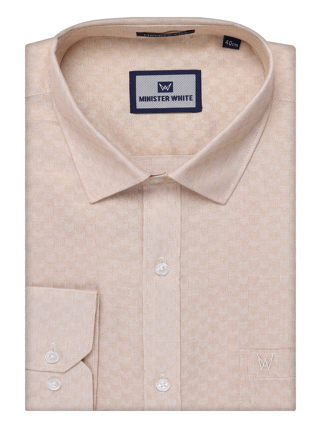 Mens Gold Tissue Jacquard Shirt with Matching Dhoti Combo Zeebra