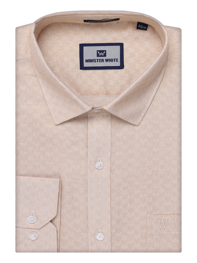 Mens Gold Tissue Jacquard Shirt with Matching Dhoti Combo Zeebra