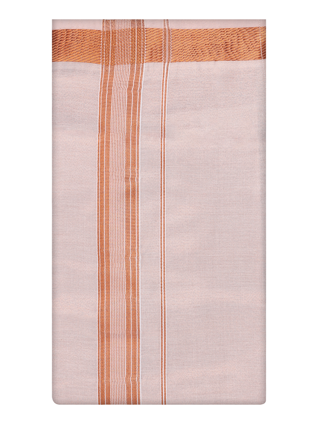 Mens Tissue Stripes Copper Shirt by Minister White