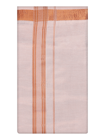 Mens Tissue Stripes Copper Shirt by Minister White