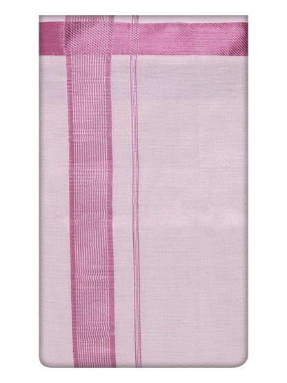 Mens Tissue Stripes Rose Shirt by Minister White