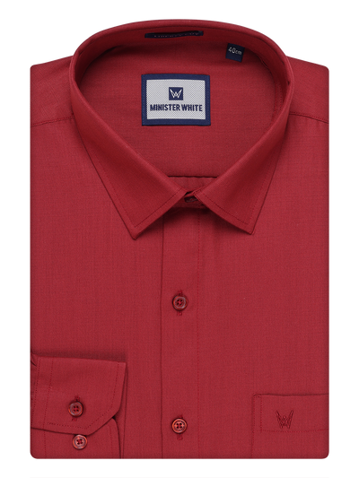 Mens Cotton Maroon Color Shirt 