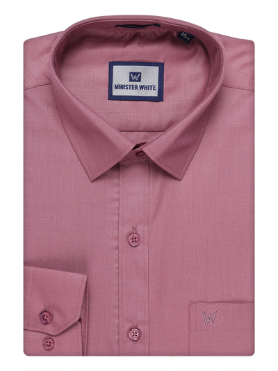 Mens Cotton Dark Pink Shirt 