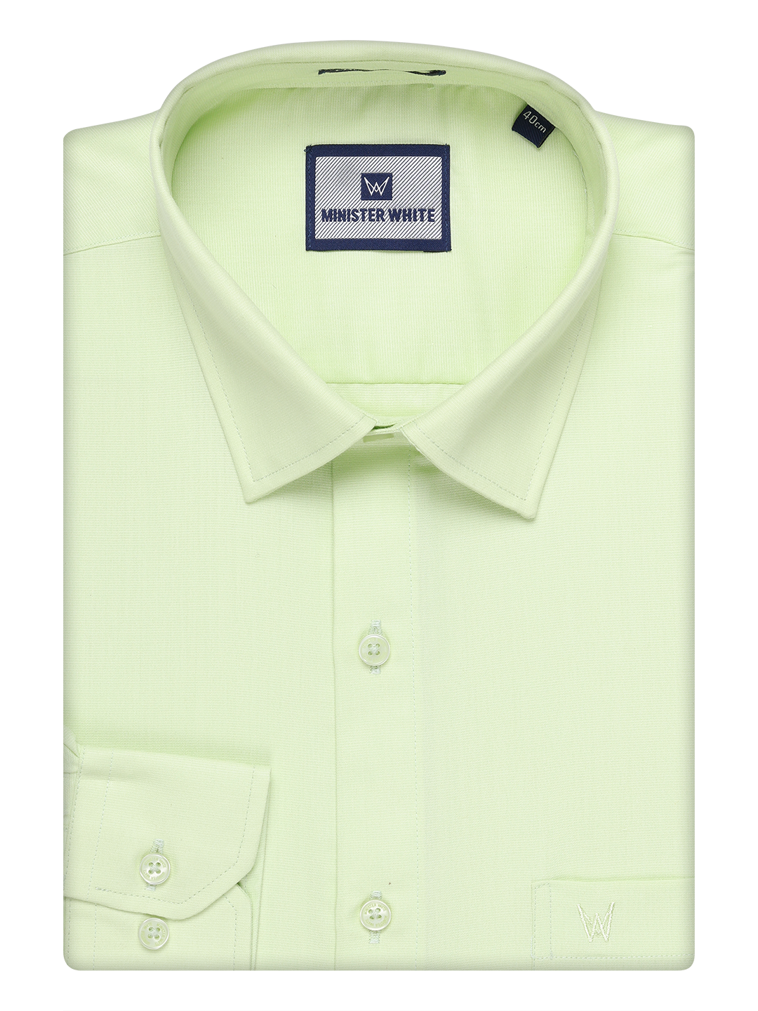 Mens Cotton Light Green Shirt