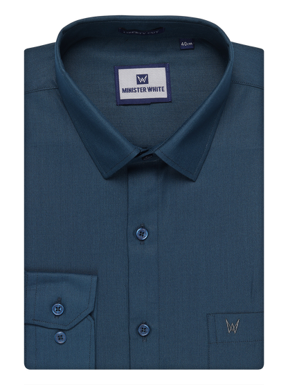 Mens Cotton Dark Green Shirt