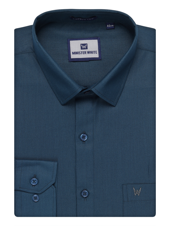 Mens Cotton Dark Green Shirt