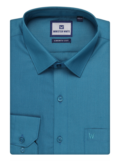 Mens Cotton Green Color Shirt