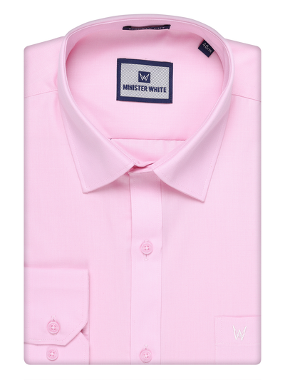 Mens Cotton Pink Shirt 