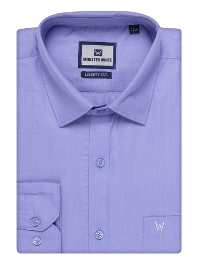 Mens Cotton Light Purple Light Purple Shirt