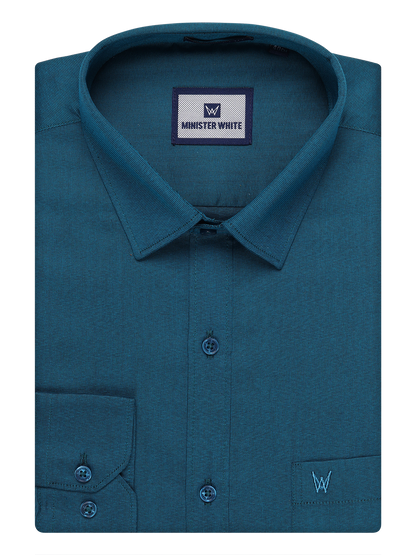 Men's Cotton Steel Blue Shirt Nector 