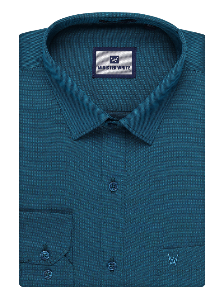 Men's Cotton Steel Blue Shirt Nector 