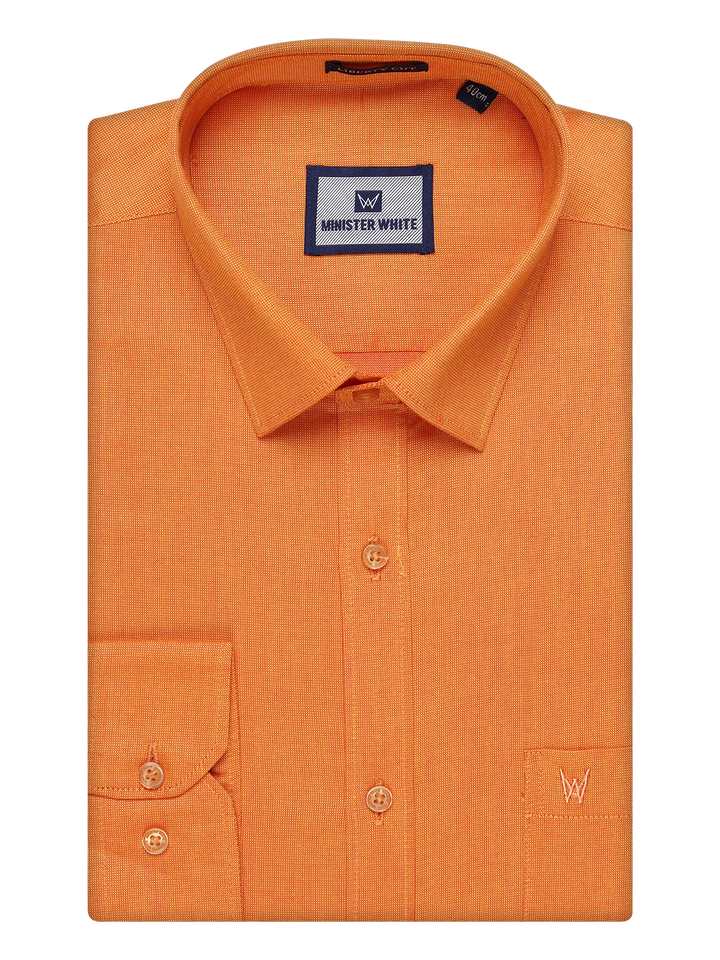 Men's Cotton Orange Shirt Nector 