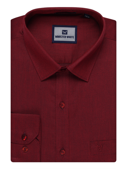 Men's Cotton Maroon Shirt Nector 