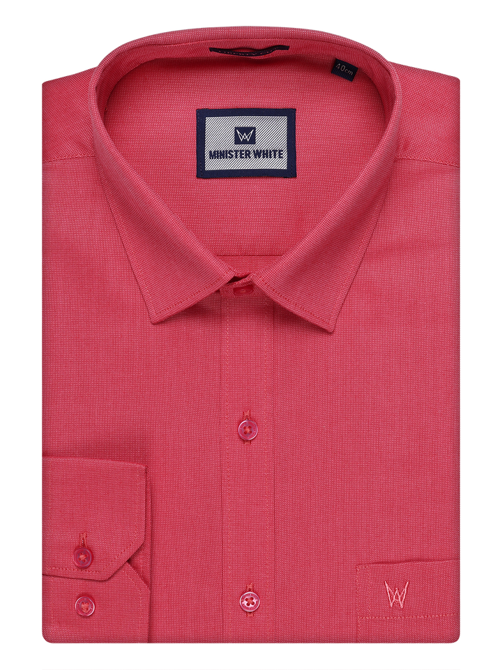 Men's Cotton Dark Pink Shirt Nector 