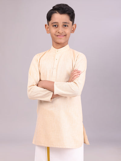 Boys Cotton Sandal Full Sleeves Kurta