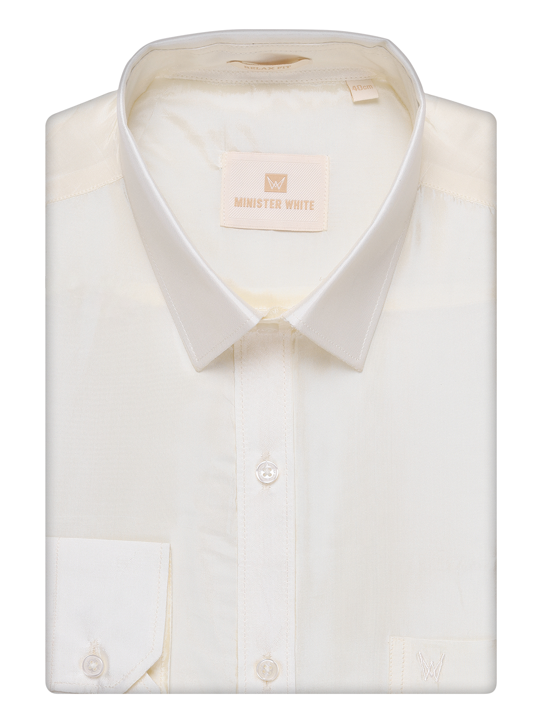 Men's Art Silk Wedding Cream Shirt - Boopalan Cream