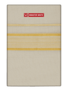 Men's Cream Cotton Kara Fancy Gold Jari Border Double Layer Dhoti Haridwar 86739