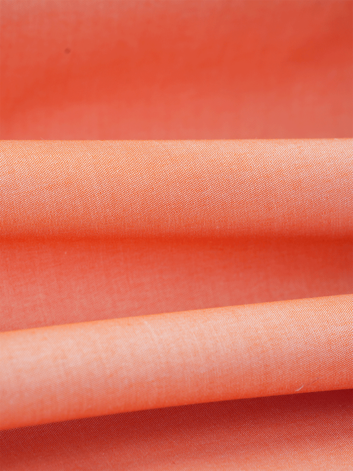 Men's Plain Giza Cotton Peach Color Shirt Fabric Carmy