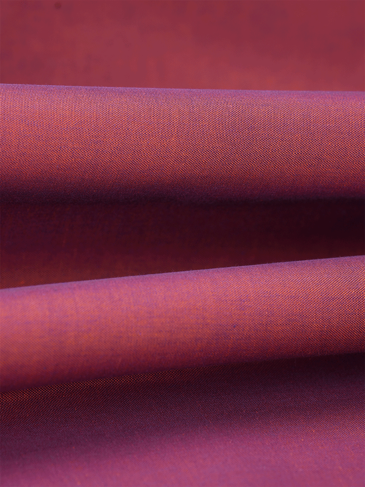 Men's Plain Giza Cotton Ruby Color Shirt Fabric Carmy