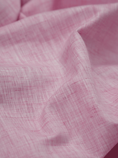 Mens Plain Linen Slub Pink Color Shirting Beetal