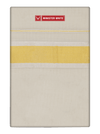 Men's Cream Cotton Kara Fancy Gold Jari Border Double Layer Dhoti Haridwar 12502